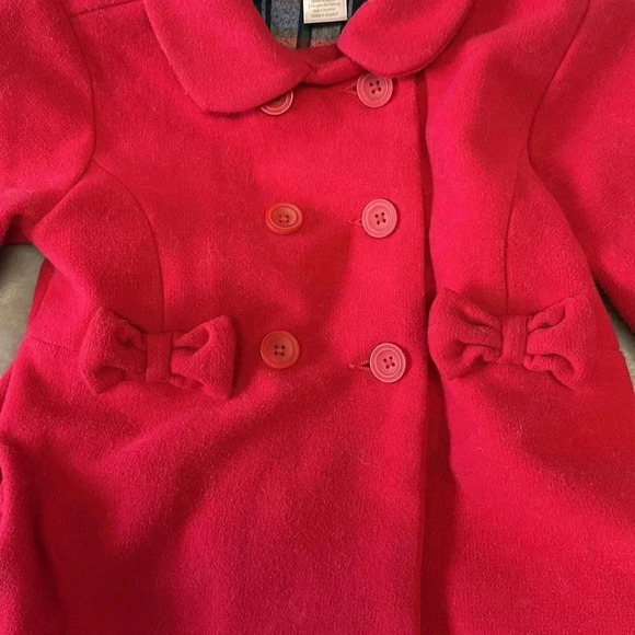Gymboree - Red  Kids PeaCoat. Size 8 - Picture 3 of 7